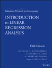 Image for Solutions Manual to Accompany Introduction to Linear Regression Analysis