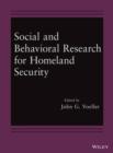 Image for Social and Behavioral Research for Homeland Security