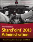 Image for Professional SharePoint 2013 administration