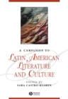 Image for A companion to Latin American literature and culture