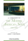 Image for A companion to the modern American novel 1900-1950