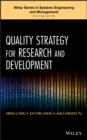 Image for Quality strategy for research and development