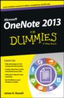 Image for OneNote 2013 for dummies