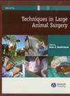Image for Techniques in large animal surgery.