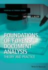 Image for Foundations of forensic document analysis  : theory and practice