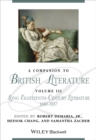 Image for A Companion to British Literature, Volume 3: The Long Eighteenth Century, 1660 - 1830