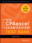 Image for Wiley CPAexcel Exam Review 2014 Test Bank