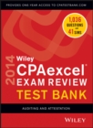 Image for Wiley CPAexcel Exam Review 2014 Test Bank