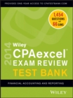 Image for Wiley CPAexcel Exam Review 2014 Test Bank : Financial Accounting and Reporting