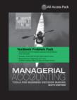 Image for Textbook Problem Pack for Managerial Accounting: Tools for Business Decision Making, 6r.ed