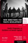 Image for Youth Programs as Builders of Social Capital : New Directions for Youth Development, Number 138