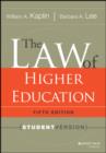 Image for The Law of Higher Education, 5th Edition: Student Version