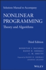 Image for Solutions Manual to accompany Nonlinear Programming: Theory and Algorithms