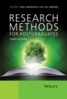 Image for Research methods for postgraduates