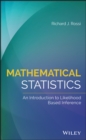 Image for Mathematical statistics  : an introduction to likelihood based inference