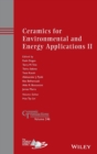 Image for Ceramics for environmental and energy applications II  : ceramic transactionsVolume 246