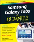 Image for Samsung Galaxy Tabs for dummies