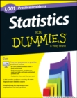 Image for 1,001 statistics practice problems for dummies.