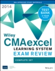 Image for Wiley CMAexcel Learning System Exam Review 2014 + Test Bank Complete Set