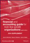 Image for Financial and accounting guide for not-for-profit organizations, eight edition: 2014 supplement