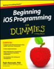 Image for Beginning iOS programming for dummies