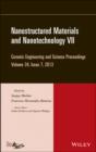 Image for Nanostructured Materials and Nanotechnology VII, Volume 34, Issue 7