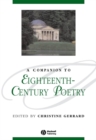 Image for A companion to eighteenth-century poetry