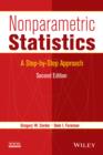 Image for Nonparametric statistics: a step-by-step approach