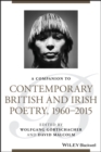 Image for A Companion to Contemporary British and Irish Poetry, 1960 - 2015