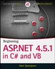 Image for Beginning ASP.NET 4.5.1 in C` and VB