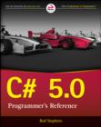 Image for C# 5.0 programmer&#39;s reference
