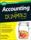 Image for Accounting: 1,001 practice problems for dummies