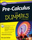Image for Pre-calculus: 1,001 practice problems for dummies.