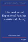 Image for Information and exponential families in statistical theory