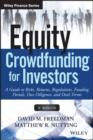 Image for Equity crowdfunding for investors: a guide to risks, returns, regulations, funding portals, due diligence, and deal terms