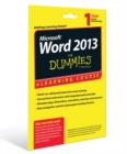 Image for Word 2013 For Dummies eLearning Course Access Code Card (12 Month Subscription)