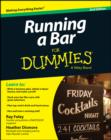 Image for Running a bar for dummies