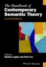 Image for The handbook of contemporary semantic theory.