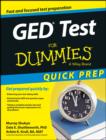 Image for Ged Test for Dummies, Quick Prep Edition