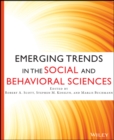 Image for Emerging Trends in the Social and Behavioral Scien ces: An Interdisciplinary, Searchable, and Linkabl e Resource