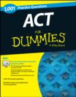Image for 1,001 Act Practice Questions For Dummies (+ Free Online Practice)