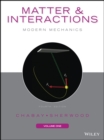 Image for Matter and Interactions, Volume I : Modern Mechanics