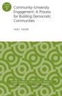 Image for Community-University Engagement: A Process for Building Democratic Communities