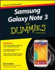 Image for Samsung Galaxy Note 3 for Dummies