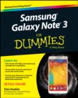 Image for Samsung Galaxy Note 3 for dummies