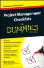 Image for Project management checklists for dummies