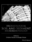 Image for Archaeological soil and sediment micromorphology