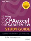 Image for Wiley CPAexcel exam review study guide July 2014.: (Business environment and concepts)