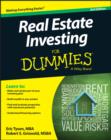 Image for Real estate investing for dummies