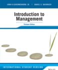 Image for Introduction to management